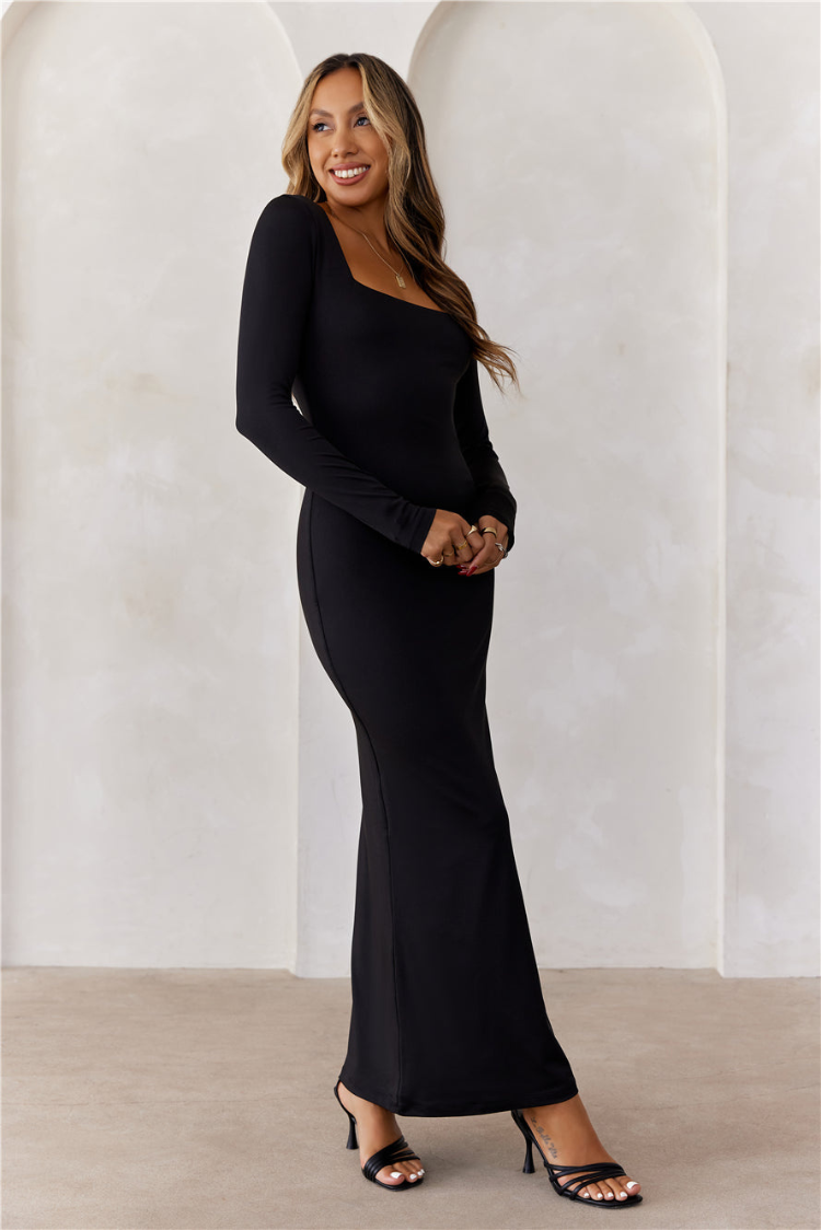 Long Sleeve Maxi Dress