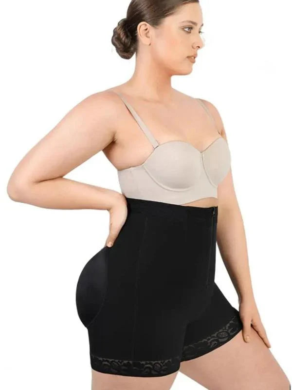 Boned Sculpt High Waist Shorts