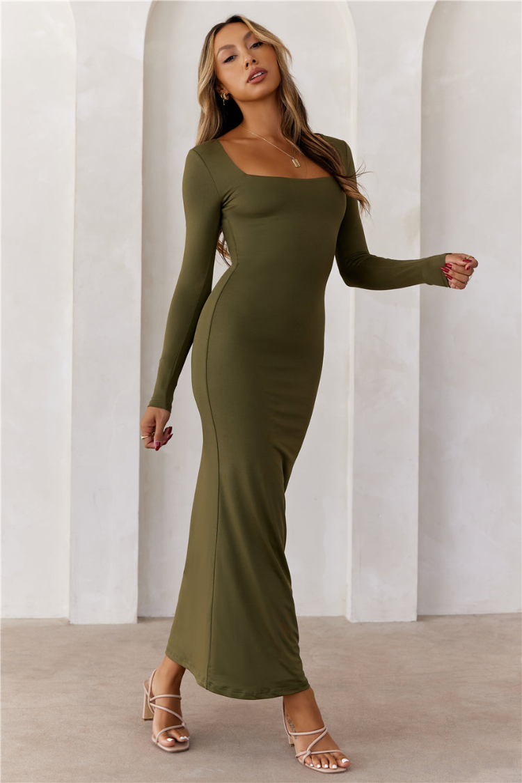 Long Sleeve Maxi Dress