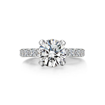 18k White Gold Plated Ring