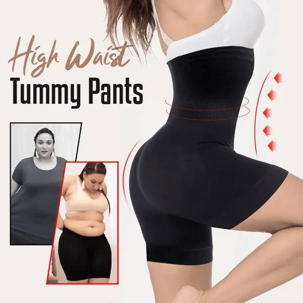 High-waisted tummy control butt lifting pants