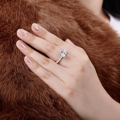 18k White Gold Plated Ring