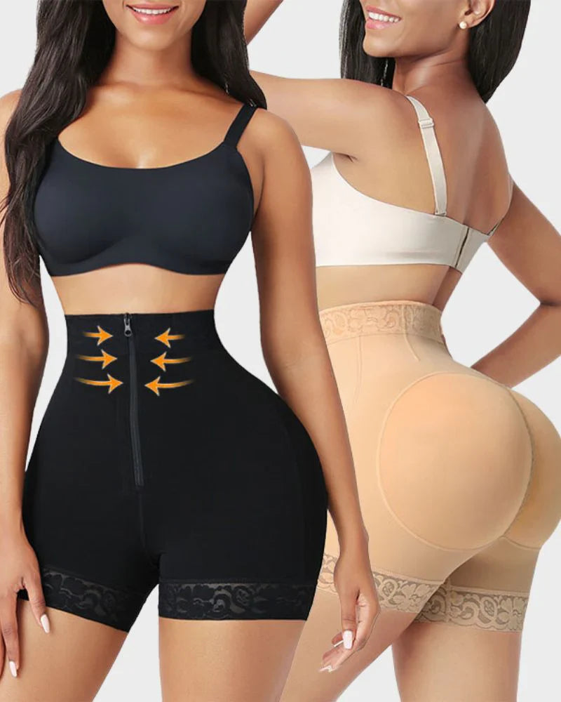 Boned Sculpt High Waist Shorts