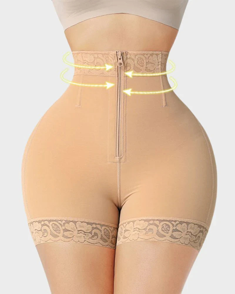 Boned Sculpt High Waist Shorts