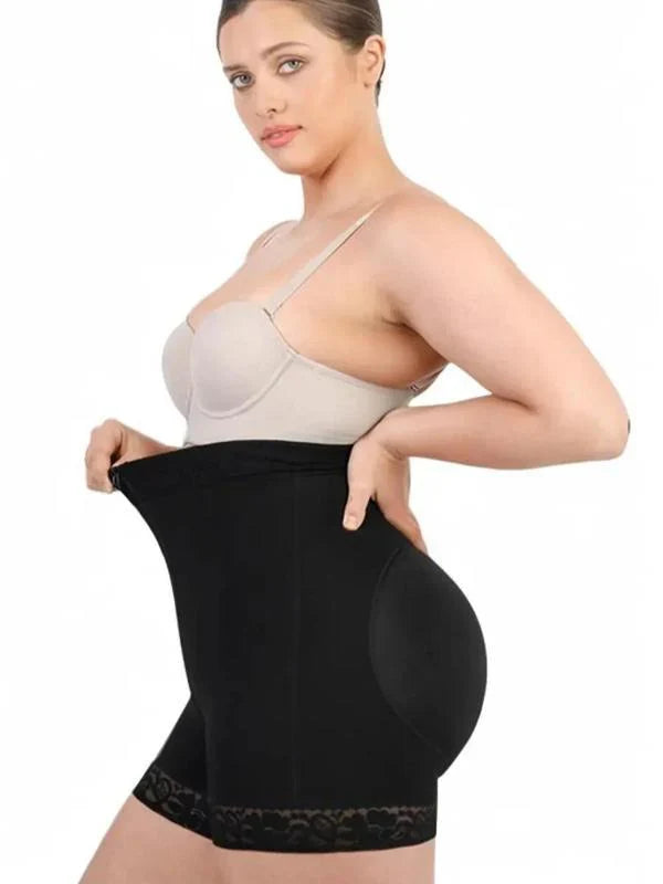 Boned Sculpt High Waist Shorts