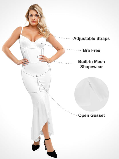 Corset-Style Maxi Dress