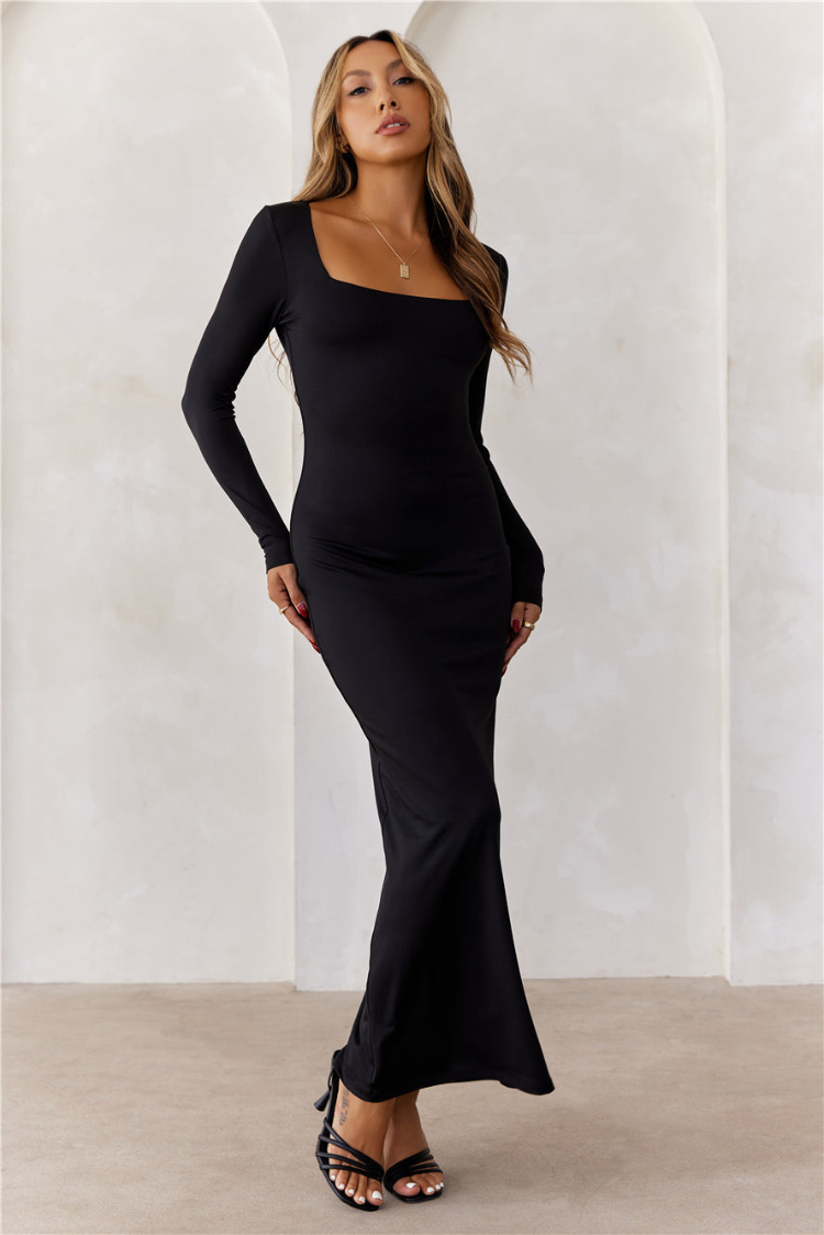 Long Sleeve Maxi Dress