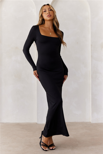 Long Sleeve Maxi Dress
