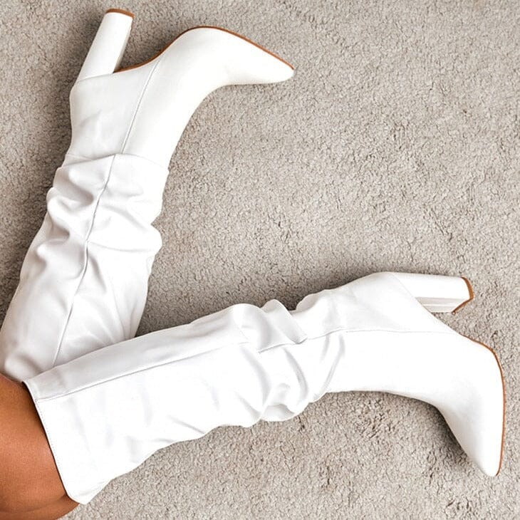 Legitimate Leather Medium Boots - Vitta